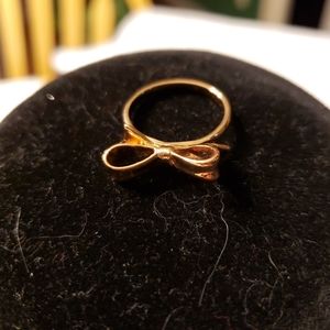 Kate Spade Rose Gold Bow Ring